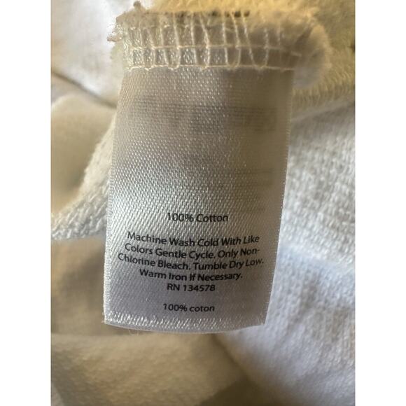 Vineyard Vines Garment Dyed Relaxed Slub Shep Shirt 1/4 Zip Pullover White M - Picture 13 of 16